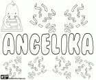 Angelika, nome di origine latina, variante di Angelica. Deriva dal femminile dell'Angelicus, il suo significato è angelico. Angelika, nome in varie lingue