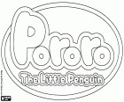 Logo originale in inglese di Pororo Il Piccolo Pinguino