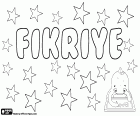 Fikriye, nome turco. Deriva dal nome arabo Fikriyya, femminile di Fikri che significa intellettuale