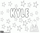 Kyle, nome inglese usato sia per ragazza e ragazzo. Kyle ha varianti come Kylie, Kyall e Kyel