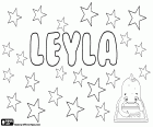 Leyla, variante di Leila, Laila e Layla tra gli altri. Leyla, nome per bambina, il suo significato è bellezza di notte