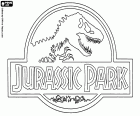 Logo originale in inglese di Jurassic Park