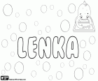 Lenka, nome femminile di origine ceca e slovacca. Lenka, nome derivato da Helena e Maddalena