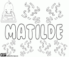 Matilde, nome femminile di origine germanica, deriva da Mahthildis. Matilde, nome in spagnolo, portoghese e italiano. Matilde, variante di Matilda, Mathilde e Mathilda, tra gli altri