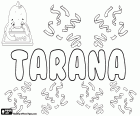Tarana, variante di Taranah. Tarana, nome di origine indù. Tarana, tipo di composizione di musica vocale indù