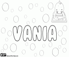 Vania, nome femminile con origini diverse. Vania, variante di Ivana. Vania, diminutivo di Evangelina. Vania, variante di Vanna. Vania, nome slavo, variante del nome maschile Ivan