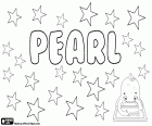 Pearl, nome in inglese per la ragazza che significa perla