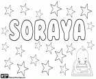 Soraya, variante di Suraya e Surayya, nome femminile di origine persiana. Soraya, nome derivato dal nome arabo Thurayya, variante di Thuraya. Il suo significato è gemma o gioiello