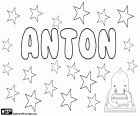 Anton, maschio nome di origine latina, derivato da Antonius