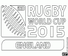 Logo della Coppa del mondo di Rugby 2015. Il torneo sarà in Inghilterra e nel Galles dal 18 settembre al 31 ottobre