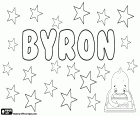 Byron, nome maschile di origine inglese. Byron è anche un cognome inglese
