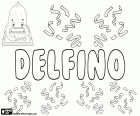Delfino, un nome derivato dal nome latino Delphinus, che deriva dal termine greco delphis significato delfino