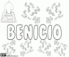 Benicio, nome per ragazzo in spagnolo. Benicio, nome che deriva dal latino Benedictus