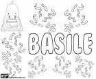 Basile, nome maschile in francese. In italiano usata come variante di Basilio. Basile, nome di origine greca, deriva dal nome greco Basileios