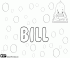 Bill, nome maschile di origine inglese, soprannome di William. Bill ha varianti come Billie e Billy
