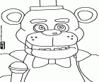Freddy, un orso robotico, un personaggio da Five Nights at Freddy's, un videogioco del terrore da Scott Cawthon. Le avventure si verificano durante le serate nella pizzeria Freddy Fazbear's Pizza e i protagonisti sono la guardia di sicurezza notturna e i pericolosi animali robotici