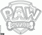 Il logo originale in inglese della serie d'animazione Paw Patrol La squadra dei cuccioli