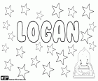 Logan, nome per bambino in inglese e scozzese. Logan, nome che deriva dallo stesso cognome che deriva da un toponimo gaelico. Logan è anche usato come un nome per la ragazza