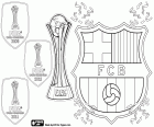FC Barcellona, tre volte campione della Coppa del mondo FIFA Club, nel 2009, 2011 e il 2015. Barça, il nuovo club campione del mondo 2015 dopo aver battuto 3-0 in finale al River Plate con un gol di Leo Messi e due gol di Luis Suárez