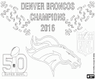Denver Broncos ha vinto il campionato di Super Bowl 2016 dopo aver vinto 24-10 Carolina Panthers. Il MVP, il giocatore più importante è stato Von Miller. Peyton Manning è il quarterback più veterano che vince il Super Bowl e il primo quarterback vincerlo con due squadre diverse, Colts nel 2007 e Broncos nel 2016
