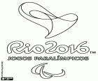 Il logo dei Giochi Paralimpici di Rio de Janeiro 2016, da 7 di 18 di settembre