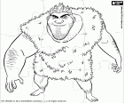 Puzzle di Grug Crood, un uomo preistorico che vuole proteggere la sua famiglia, I Croods