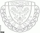 Distintivo di WKS Śląsk Wrocław, squadra di calcio di Breslavia, città della Polonia