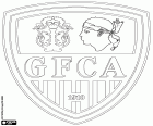 Emblema di Gazelec Football Club Ajaccio, squadra di calcio con sede a Ajaccio, capoluogo del dipartimento francese della Corsica meridionale in l'isola di Corsica