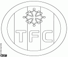 Emblema di Toulouse Football Club, TFC, società calcistica con sede a Tolosa, città nel sud della Francia e capoluogo del dipartimento della Haute-Garonne