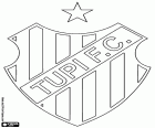 Distintivo del Tupi Football Club, società calcistica con sede a Juiz de Fora, città dello stato de Minas Gerais in Brasile sud-orientale
