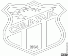 Logo del Ceará Sporting Club, squadra di calcio di Fortaleza, città turistica nella regione nord-est e capitale dello stato del Ceará in Brasile