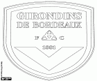 Logo del Football Club des Girondins de Bordeaux, squadra di calcio con sede a Bordeaux, città del sud-ovest della Francia e capitale della regione dell'Aquitania