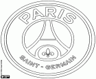 Scudo del Paris Saint-Germain Football Club e PSG, club sportivo e società calcistica con sede a Parigi, capitale francese