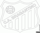 Distintivo di Clube Atlético Bragantino, società calcistica con sede a Bragança Paulista, città di stato di São Paulo, nella regione sud-est del Brasile