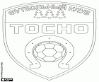 Emblema della FK Tosno, club di calcio con sede a Tosno, comune alle rive del fiume Tosna, centro amministrativo del distretto di lingua russa nell'Oblast di Leningrado