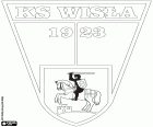 Emblema del Klub Sportowy Wisła Puławy, squadra di calcio con sede a Puławy, città situata alla confluenza dei fiumi Wisła e Kurowka nel Voivodato di Lublino, a est della Polonia