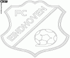 Emblema di Football Club Eindhoven, squadra di calcio con sede a Eindhoven, la quinta più grande città nei Paesi Bassi, nella provincia del Brabante settentrionale nel sud del paese