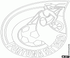 Logo della Fortuna Sittard, società calcistica con sede a Sittard, città confinante con la Germania nel sud dei Paesi Bassi, nella provincia del Limburgo