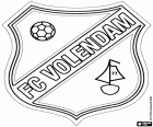 Scudo di FC Volendam, società calcistica con sede a Volendam, città portuale nel nord-ovest dei Paesi Bassi, nella provincia di Noord-Holland. Volendam è un'attrazione turistica insieme a Edam, città vicina famosa per il suo formaggio