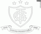 Emblema dell'America Futebol Clube, noto come America Mineiro, squadra di calcio con sede a Belo Horizonte, capitale dello stato di Minas Gerais, al sud-est del Brasile