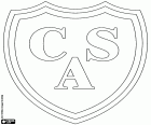 Distintivo del Club Atlético Sarmiento, club sportivo con sede a Junín, città sulle rive del fiume Salado, si trova a 260 km a ovest della capitale del paese, nella provincia di Buenos Aires