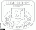 Logo del FK Shinnik Jaroslavl, società calcistica con sede a Jaroslavl, città sulle rive del fiume Volga situata 250 km a nord-est di Mosca e la capitale dell'Oblast di Jaroslavl. Il centro storico di Jaroslavl è un patrimonio dell'umanità