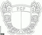 Scudo di Futebol Clube Famalicão, società calcistica con sede a Vila Nova de Famalicão, città della regione nord del Portogallo nel distretto di Braga