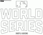 Un logo della World Series, campionato a fine stagione, in autunno, tra i campioni delle due leghe professionistiche, National League e American League