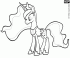 Princess Luna, la principessa della luna è la sorella minore della principessa Celestia, un pony unicorno alato. Mini Pony, My Little Pony