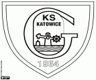 Logo di GKS Katowice, Górniczy Klub Sportowy Katowice, squadra di calcio con sede nella città di Katowice, la capitale del Voivodato della Slesia nel sud della Polonia