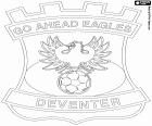 Scudo di Go Ahead Eagles, società calcistica con sede a Deventer, città sulle rive del fiume IJssel, nella provincia di Overijssel, nel centro-est dei Paesi Bassi