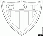 Scudo del Clube Desportivo de Tondela, società calcistica con sede a Tondela, città del distretto di Viseu nella regione centro del Portogallo