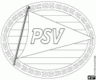 Distintivo del PSV Eindhoven, Philips Sport Vereniging Eindhoven, club sportivo e società calcistica con sede a Eindhoven, la città più popolosa nella provincia del Brabante settentrionale, nel sud dei Paesi Bassi