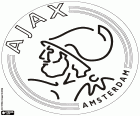 Scudo dell'Ajax, AFC Ajax, Amsterdamsche Football Club Ajax, squadra di calcio con sede ad Amsterdam, la città più importante e più popolato della provincia Olanda Settentrionale, la capitale dei Paesi Bassi